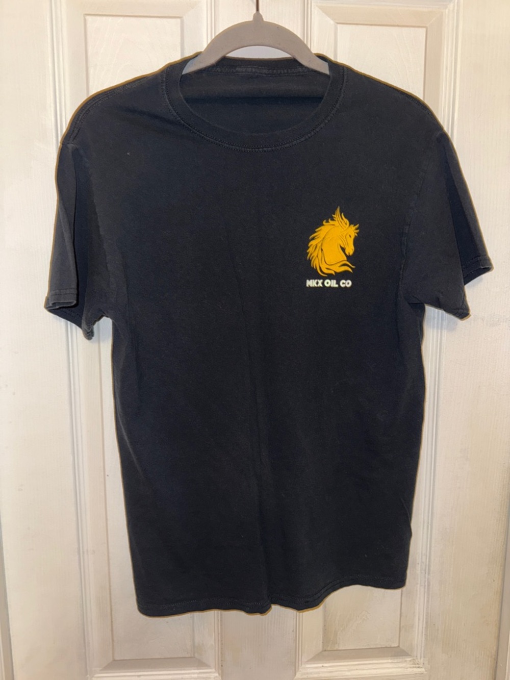 Black MKX Oil Logo Tee Shirt Mens Small